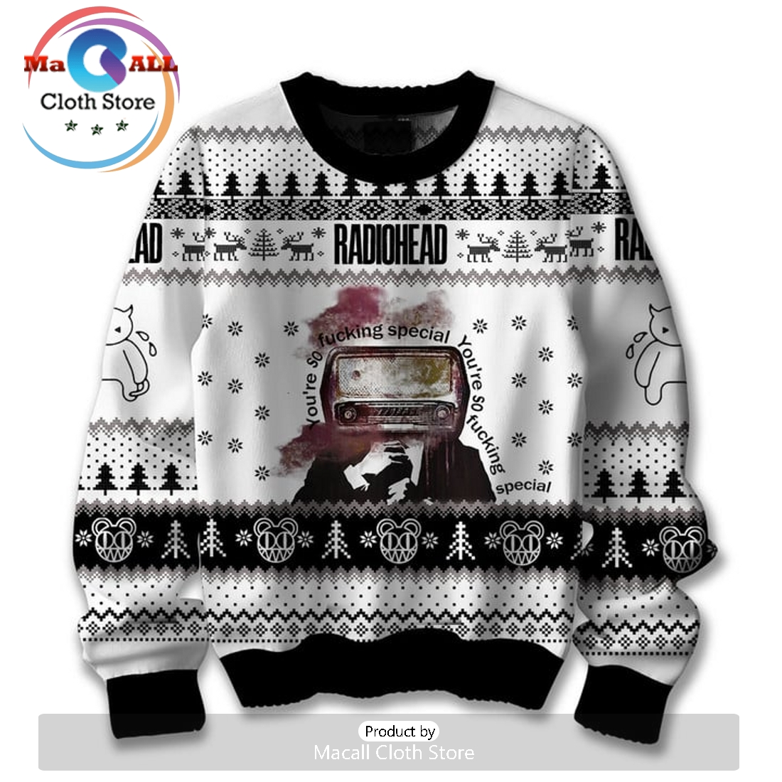 Radiohead Band Christmas Sweater