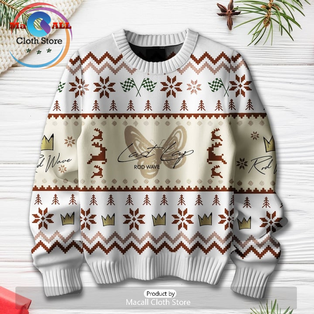 Rod Wave 2024 Christmas Sweater