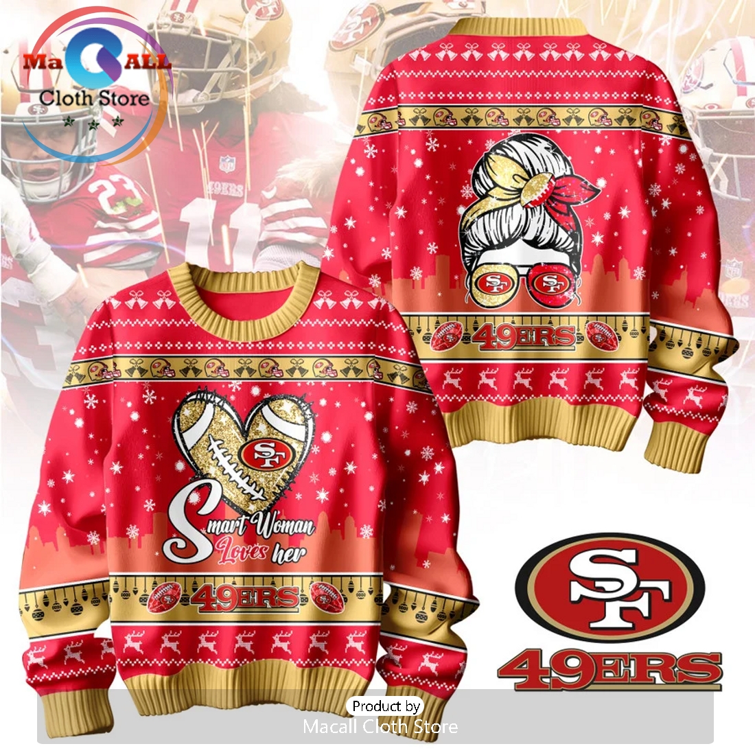 San Francisco 49ers 2024 Christmas Sweater