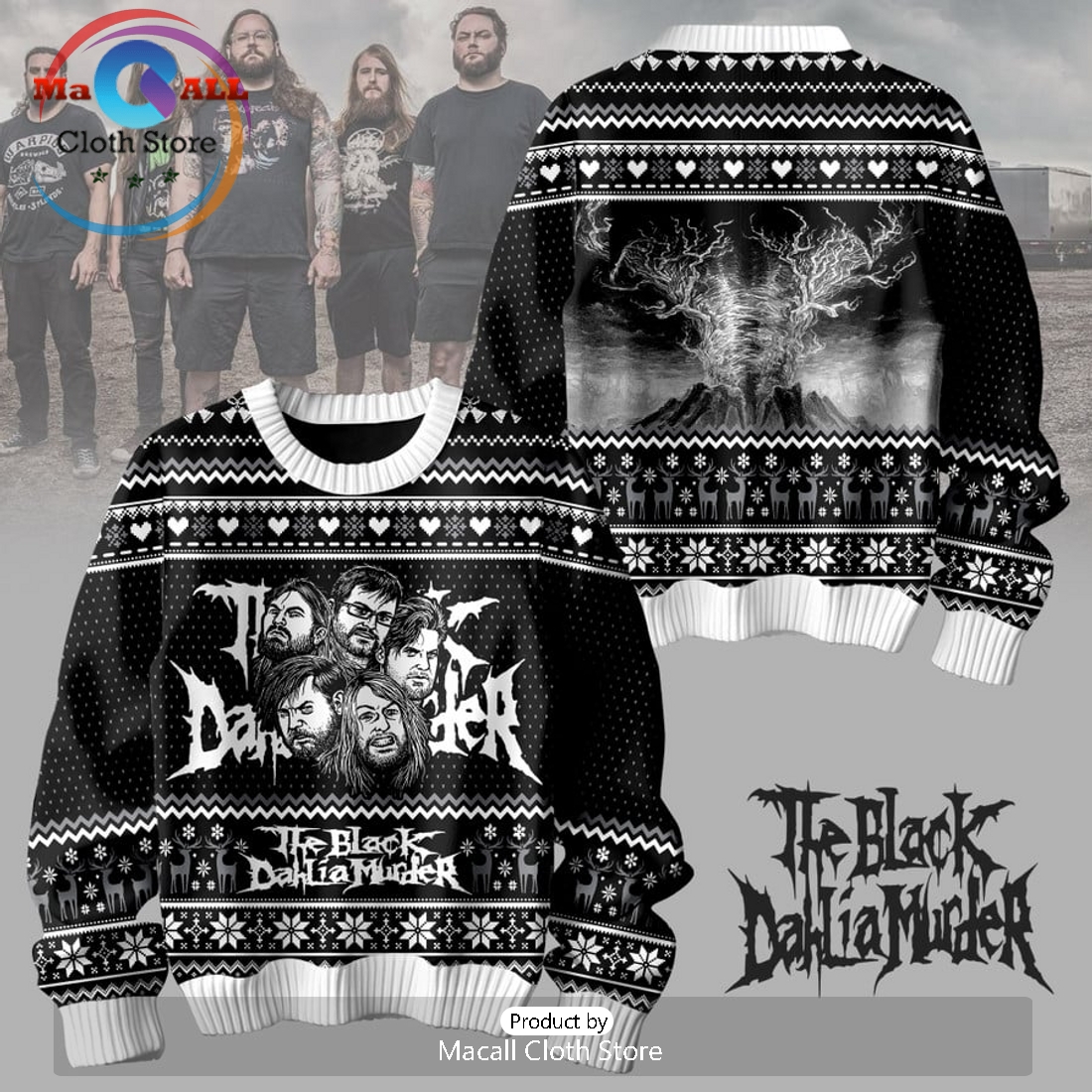 The Black Dahlia Murder 2024 Christmas Sweater