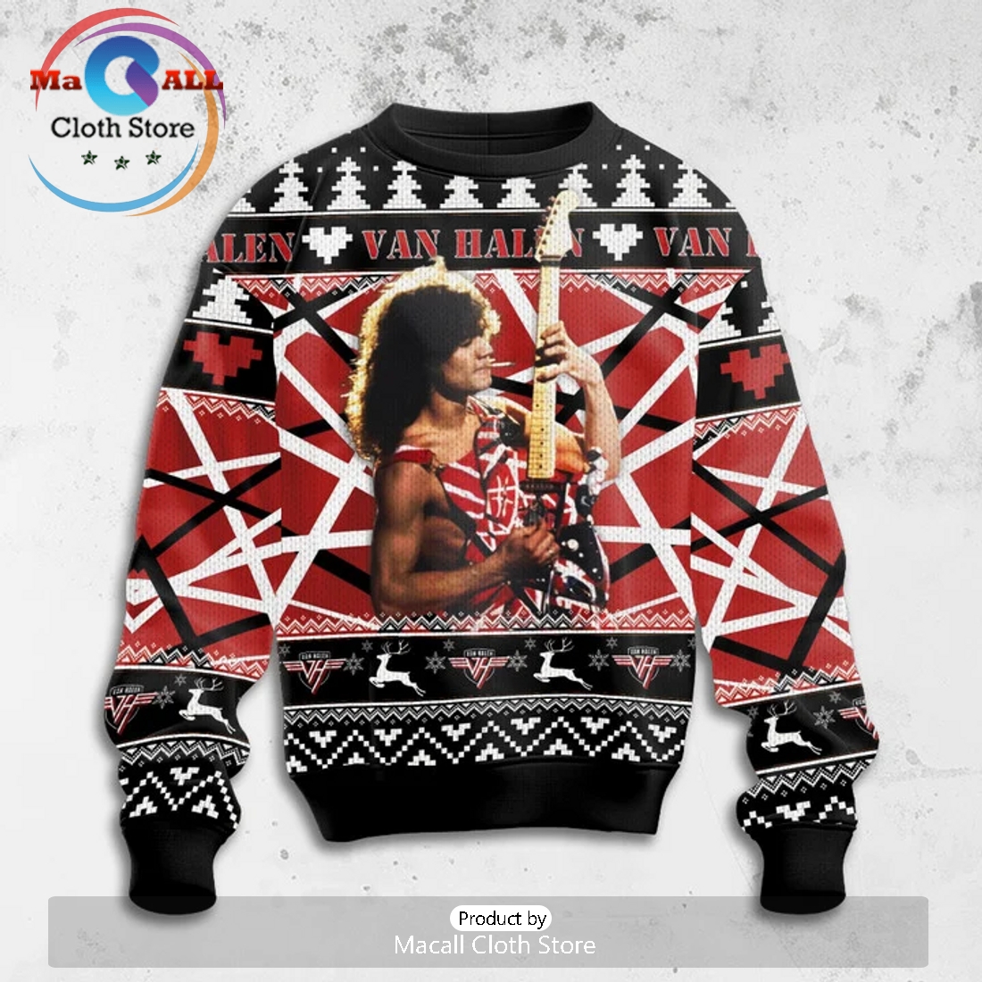 Van Halen Band 2024 Christmas Sweater