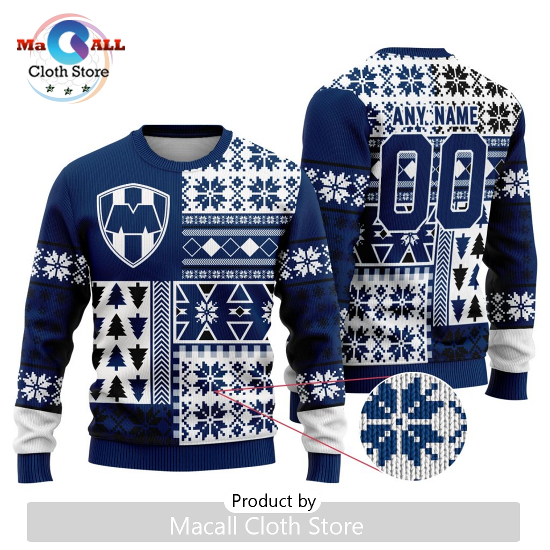 LIGA MX C.F. Monterrey 2024 Christmas Sweater