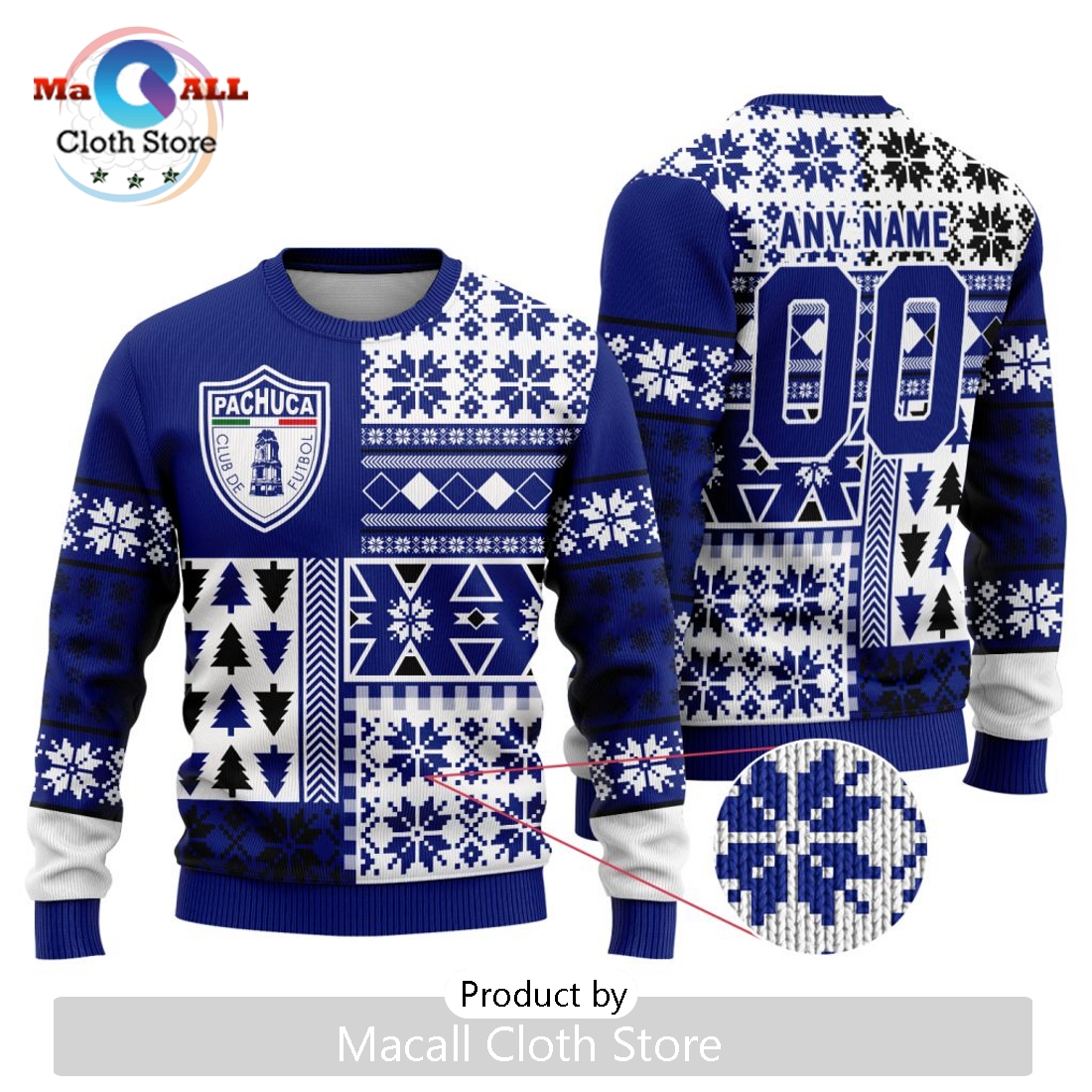 LIGA MX C.F. Pachuca 2024 Christmas Sweater