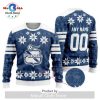 LIGA MX Club Puebla 2024 Sugar Skull Christmas Sweater