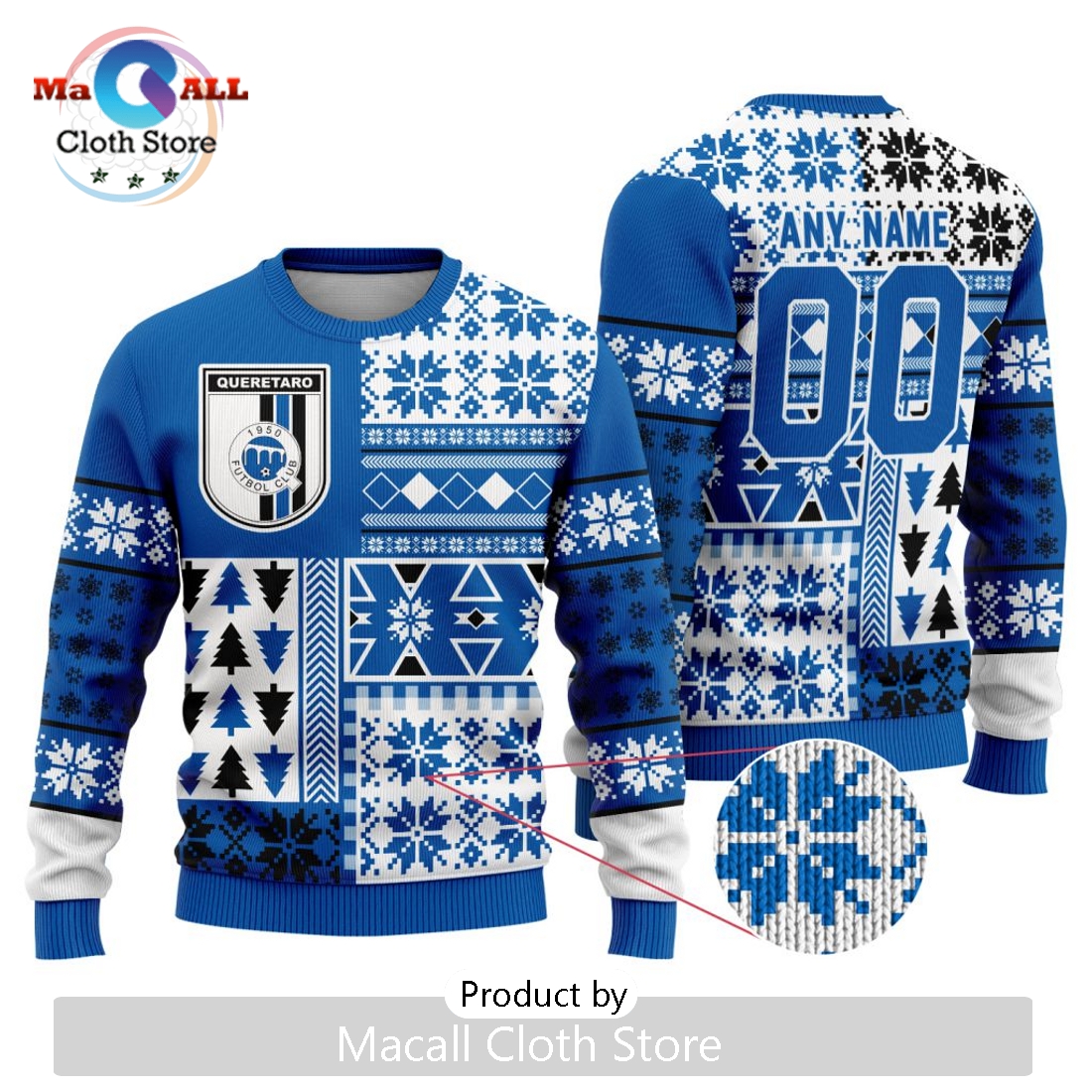 LIGA MX Queretaro F.C 2024 Christmas Sweater