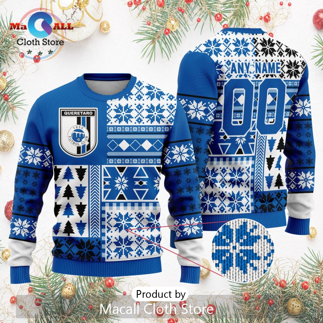LIGA MX Queretaro F.C 2024 Christmas Sweater
