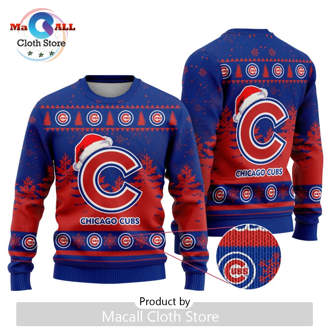MLB Chicago Cubs 2024 Christmas Ugly Sweater
