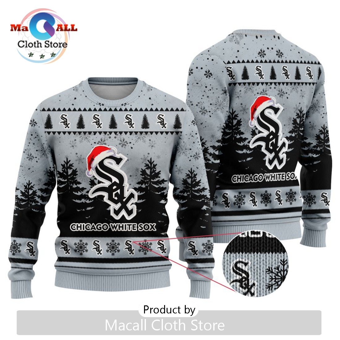 MLB Chicago White Sox 2024 Christmas Ugly Sweater