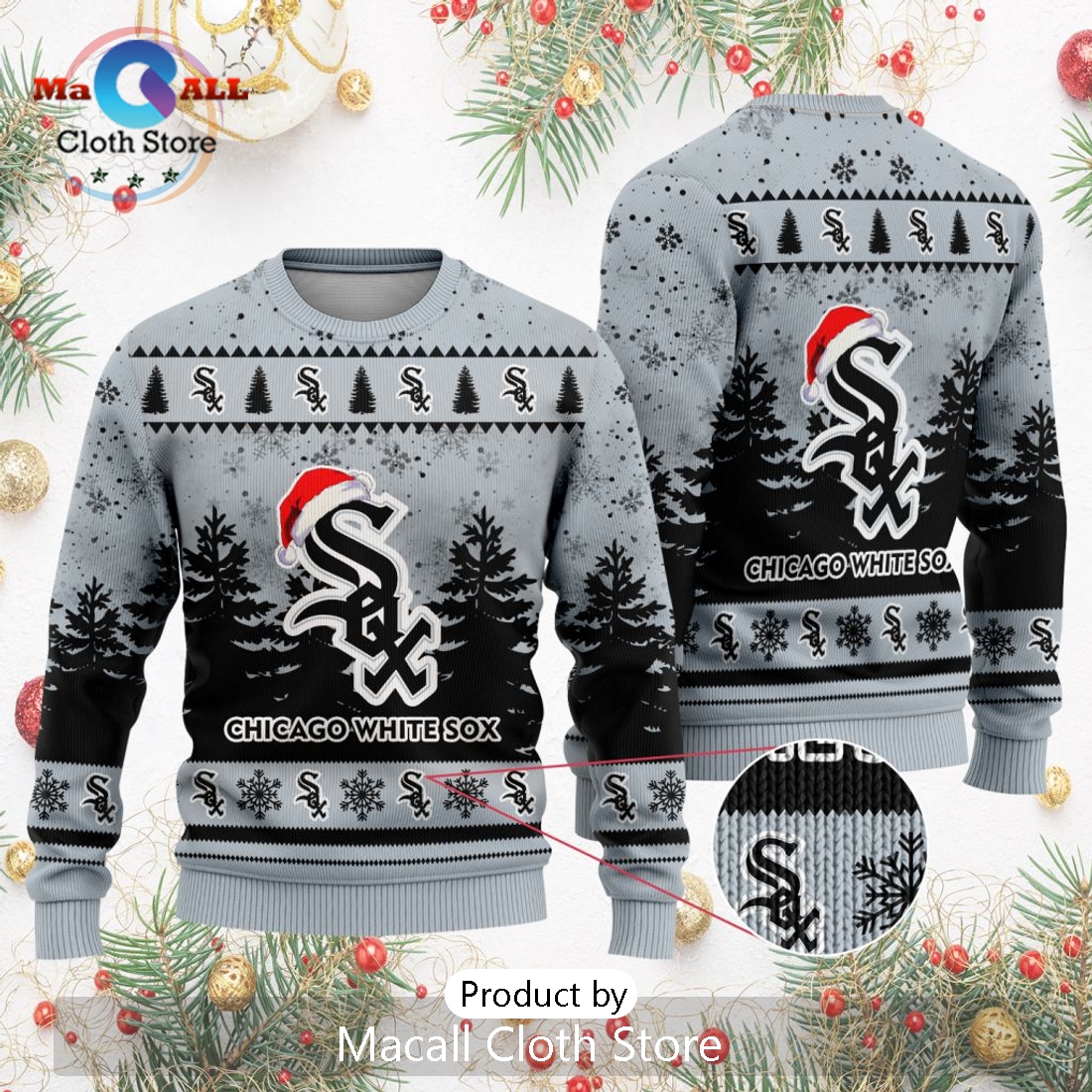 MLB Chicago White Sox 2024 Christmas Ugly Sweater