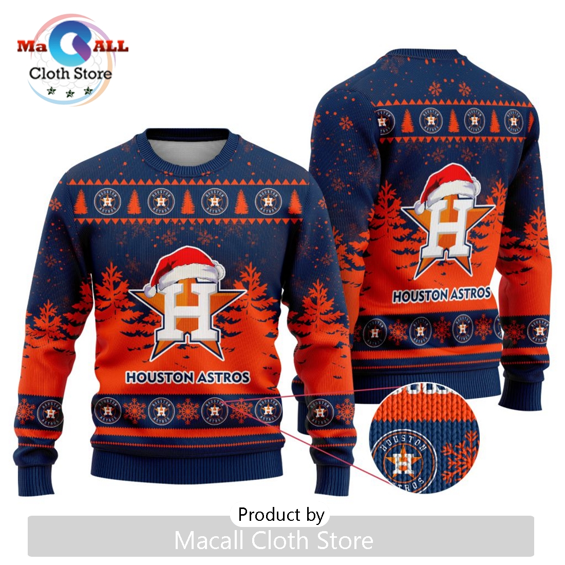MLB Houston Astros 2024 Christmas Ugly Sweater