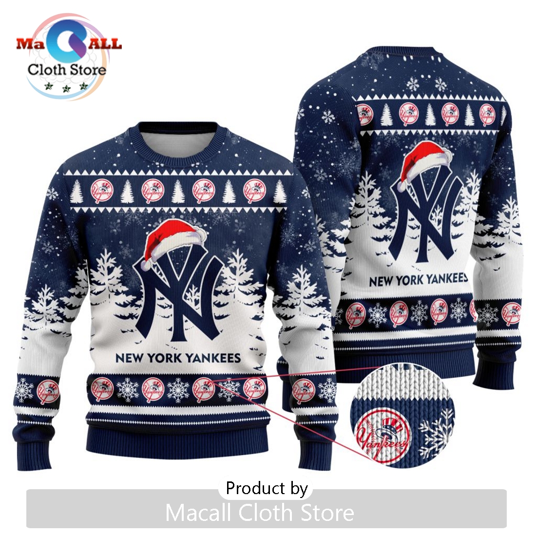 MLB New York Yankees 2024 Christmas Ugly Sweater