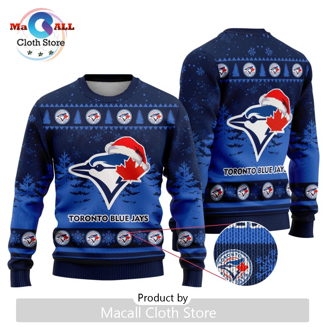 MLB Toronto Blue Jays 2024 Christmas Ugly Sweater