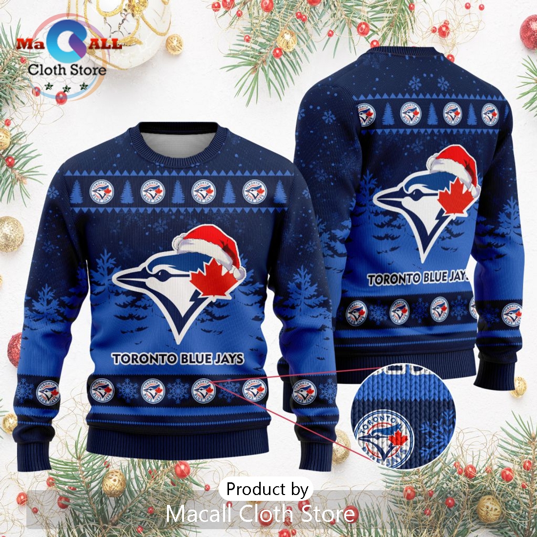 MLB Toronto Blue Jays 2024 Christmas Ugly Sweater