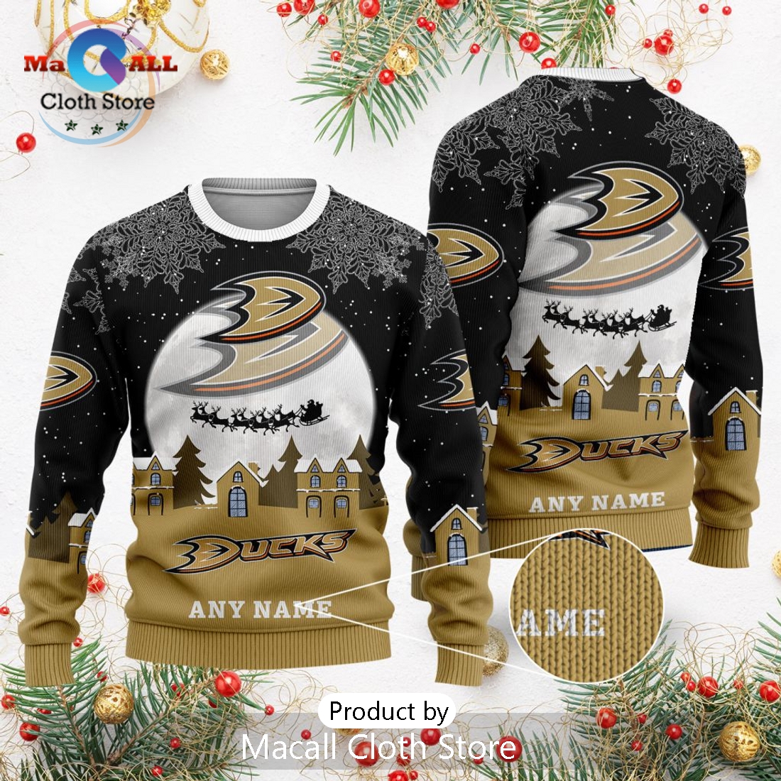 NHL Anaheim Ducks 2024 Christmas Sweater