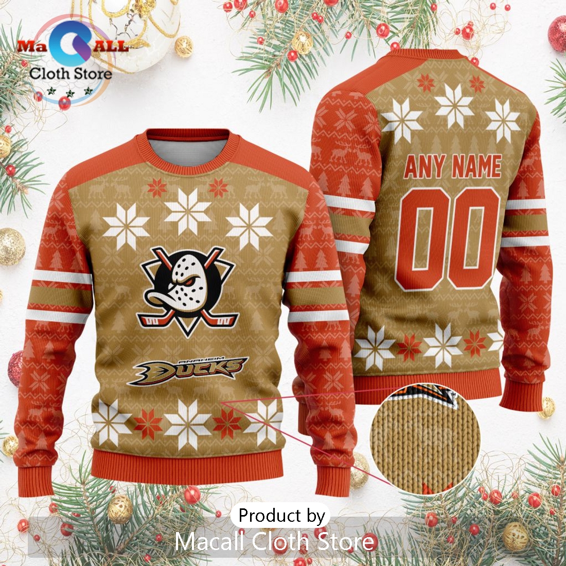NHL Anaheim Ducks 2024 Ugly Sweater For Christmas
