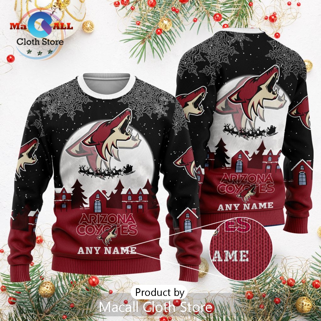 NHL Arizona Coyotes 2024 Christmas Sweater