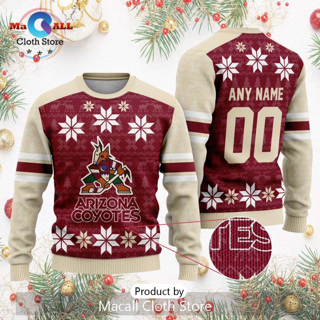 NHL Arizona Coyotes 2024 Ugly Sweater For Christmas