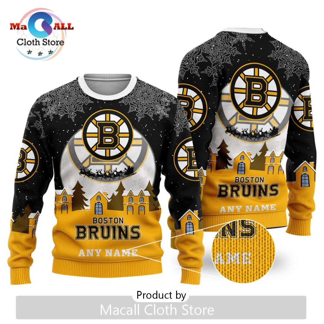 NHL Boston Bruins 2024 Christmas Sweater