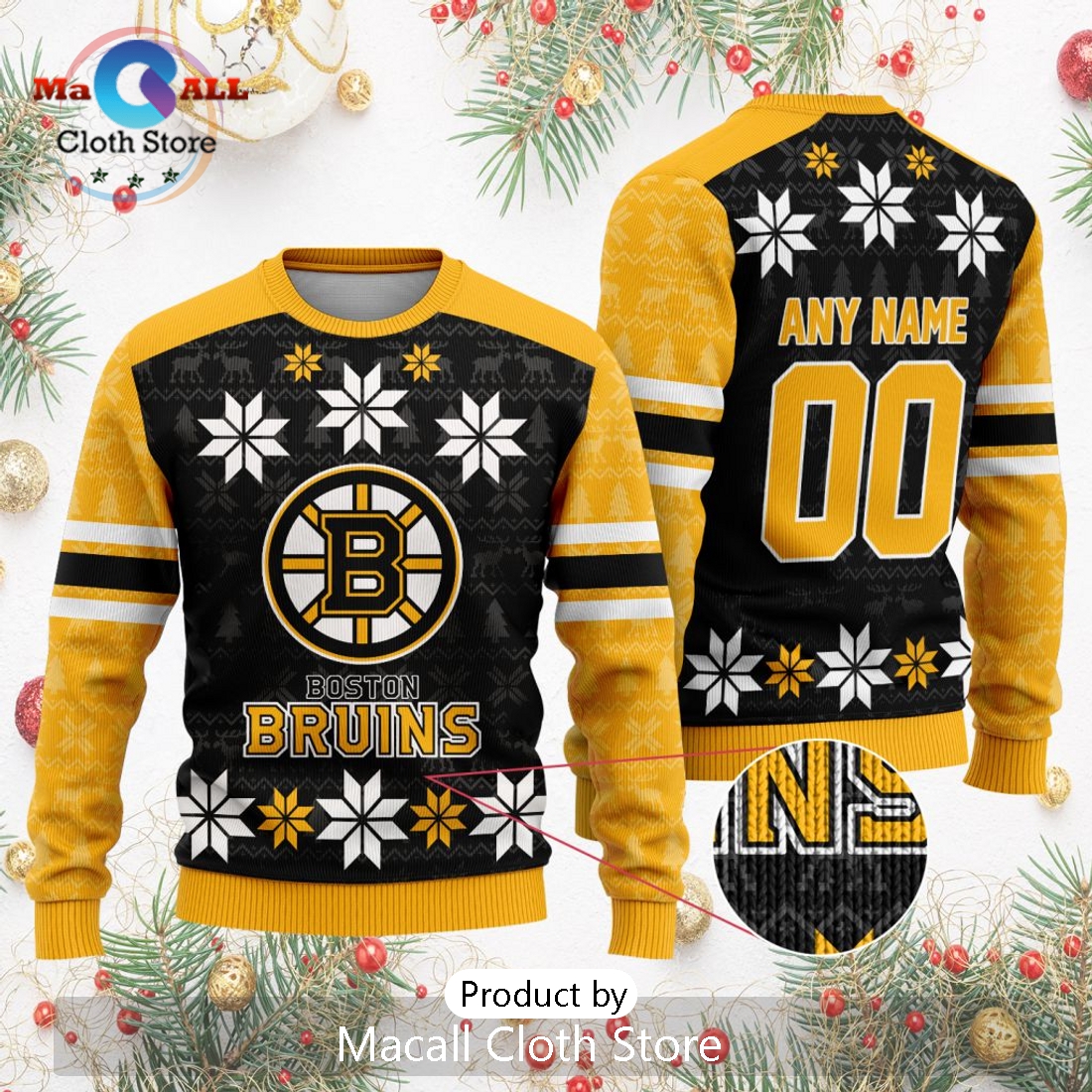 NHL Boston Bruins 2024 Ugly Sweater For Christmas