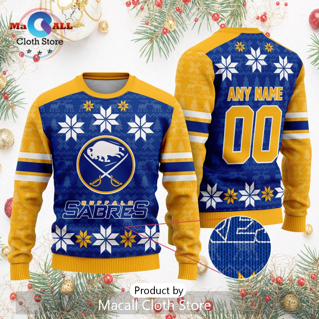 NHL Buffalo Sabres 2024 Ugly Sweater For Christmas