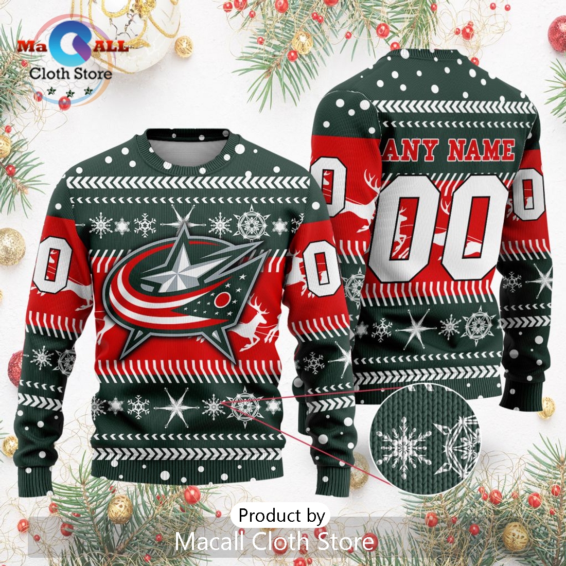 NHL Chicago BlackHawks 2024 Sweater For Chrismas Season