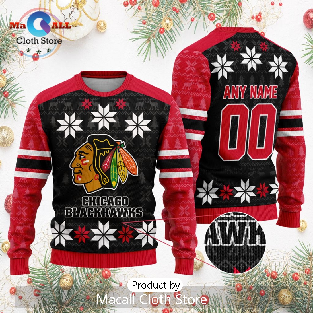 NHL Chicago Blackhawks 2024 Ugly Sweater For Christmas