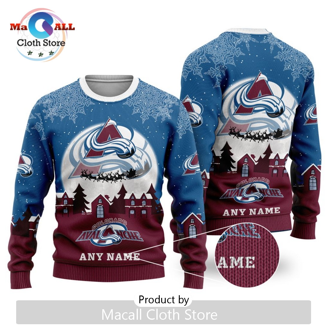 NHL Colorado Avalanche 2024 Christmas Sweater