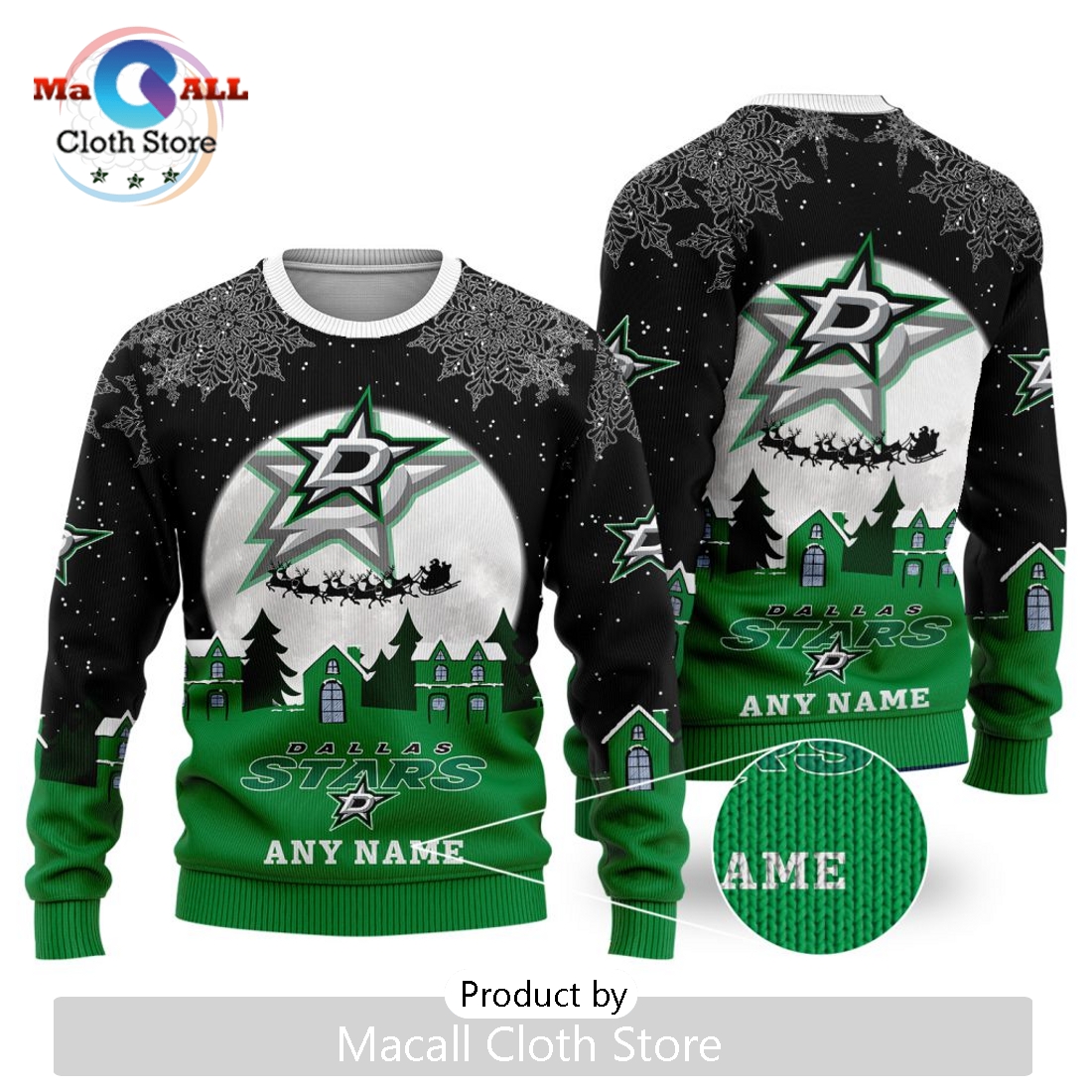 NHL Dallas Stars 2024 Christmas Sweater