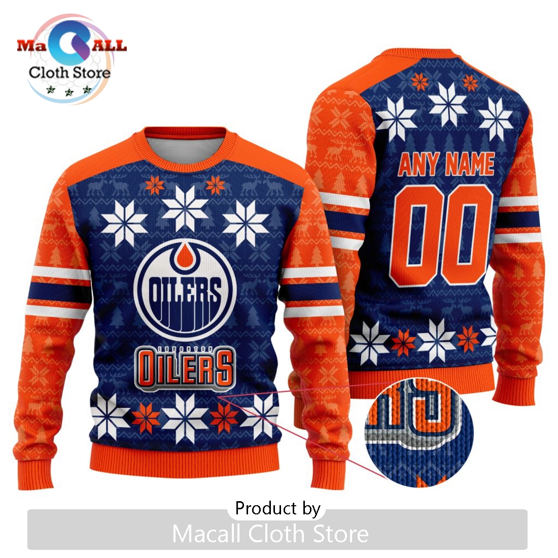 NHL Edmonton Oilers 2024 Ugly Sweater For Christmas