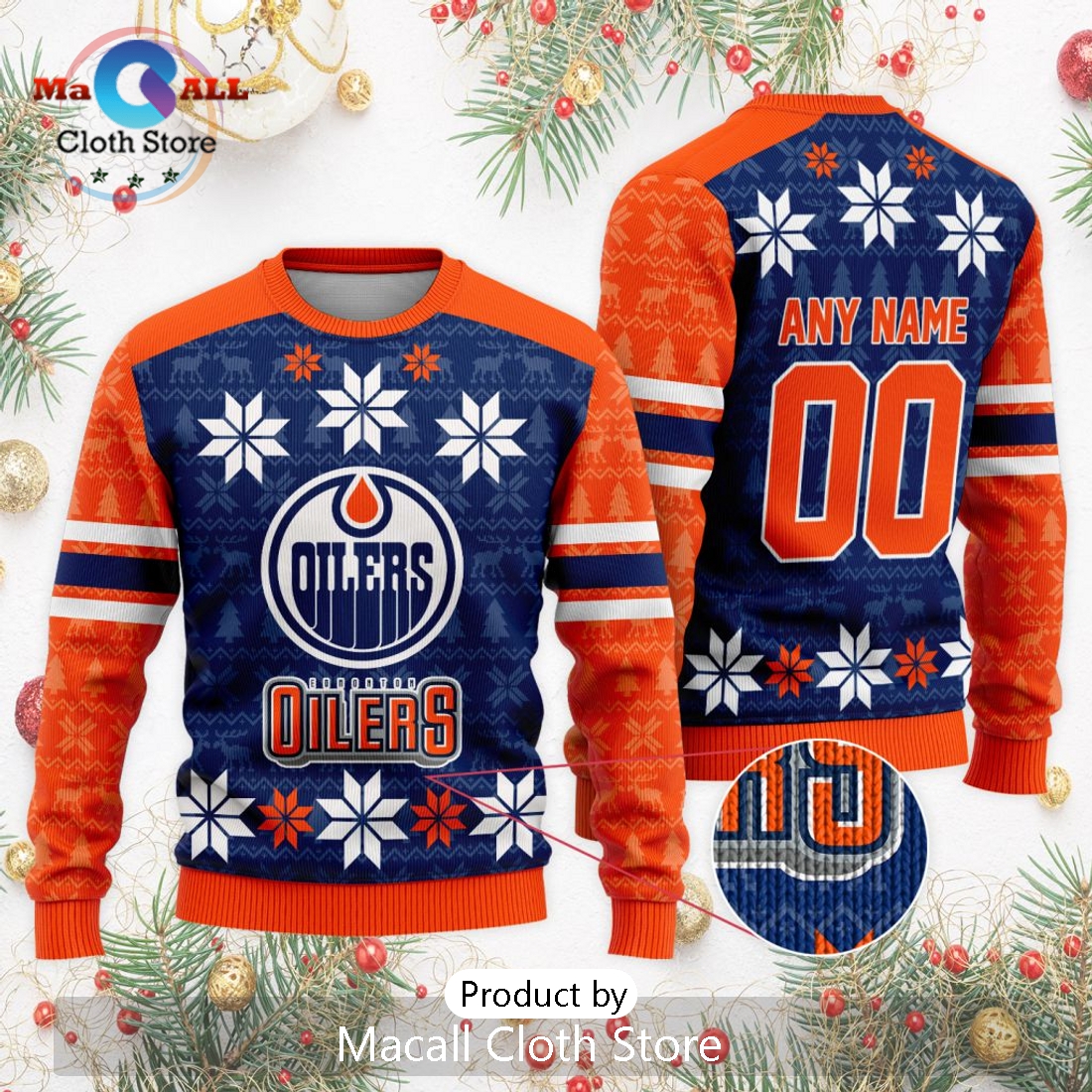 NHL Edmonton Oilers 2024 Ugly Sweater For Christmas