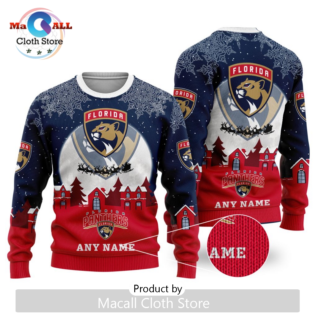 NHL Florida Panthers 2024 Christmas Sweater