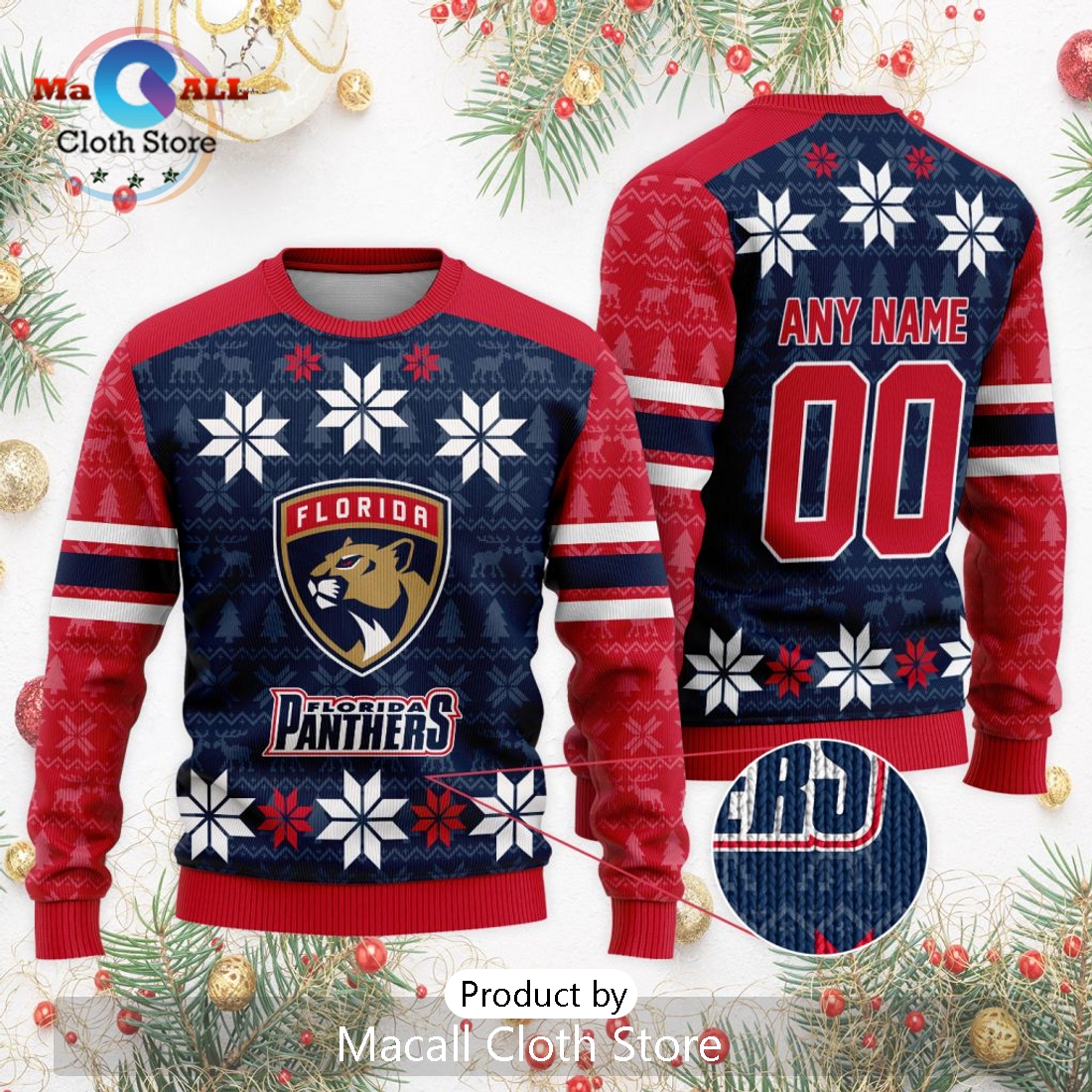 NHL Florida Panthers 2024 Ugly Sweater For Christmas