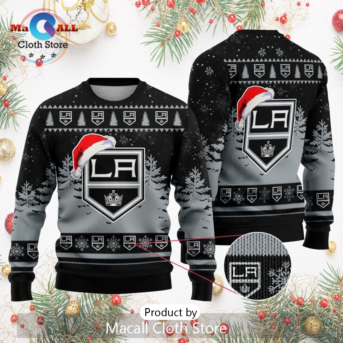 NHL Los Angeles Kings 2024 Christmas Design Sweater