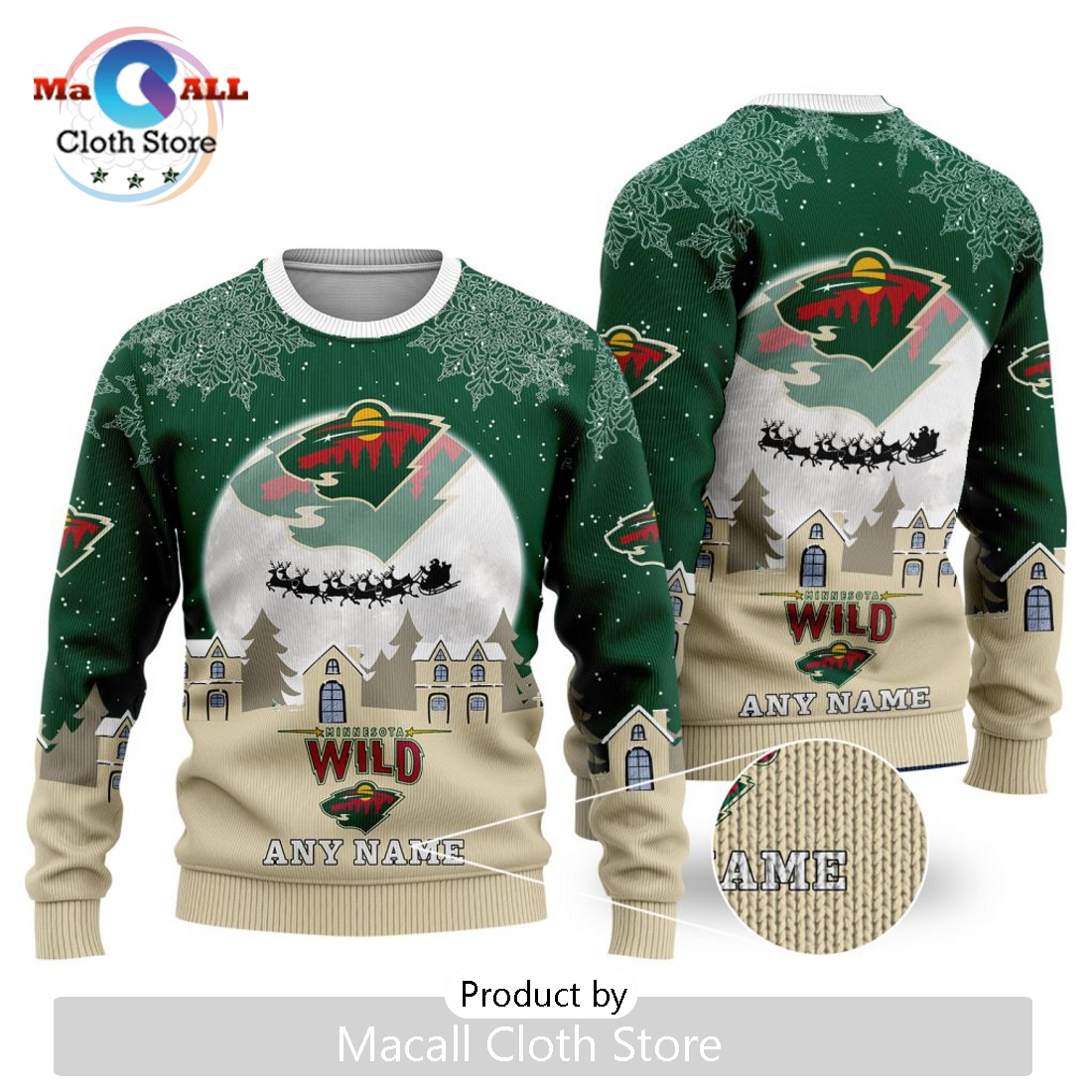 NHL Minnesota Wild 2024 Christmas Sweater