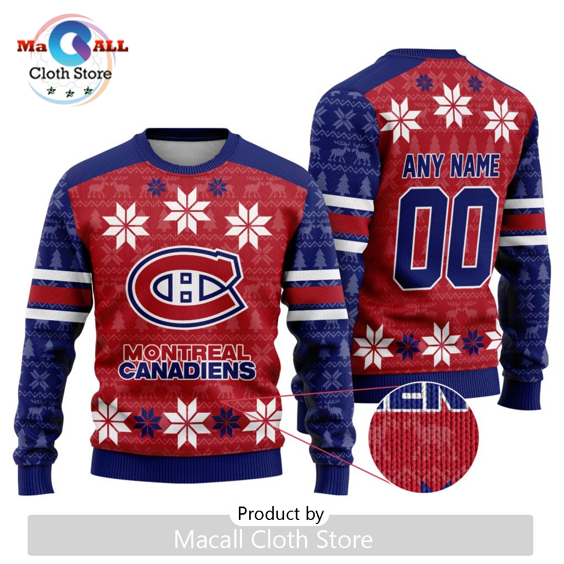 NHL Montreal Canadiens 2024 Ugly Sweater For Christmas