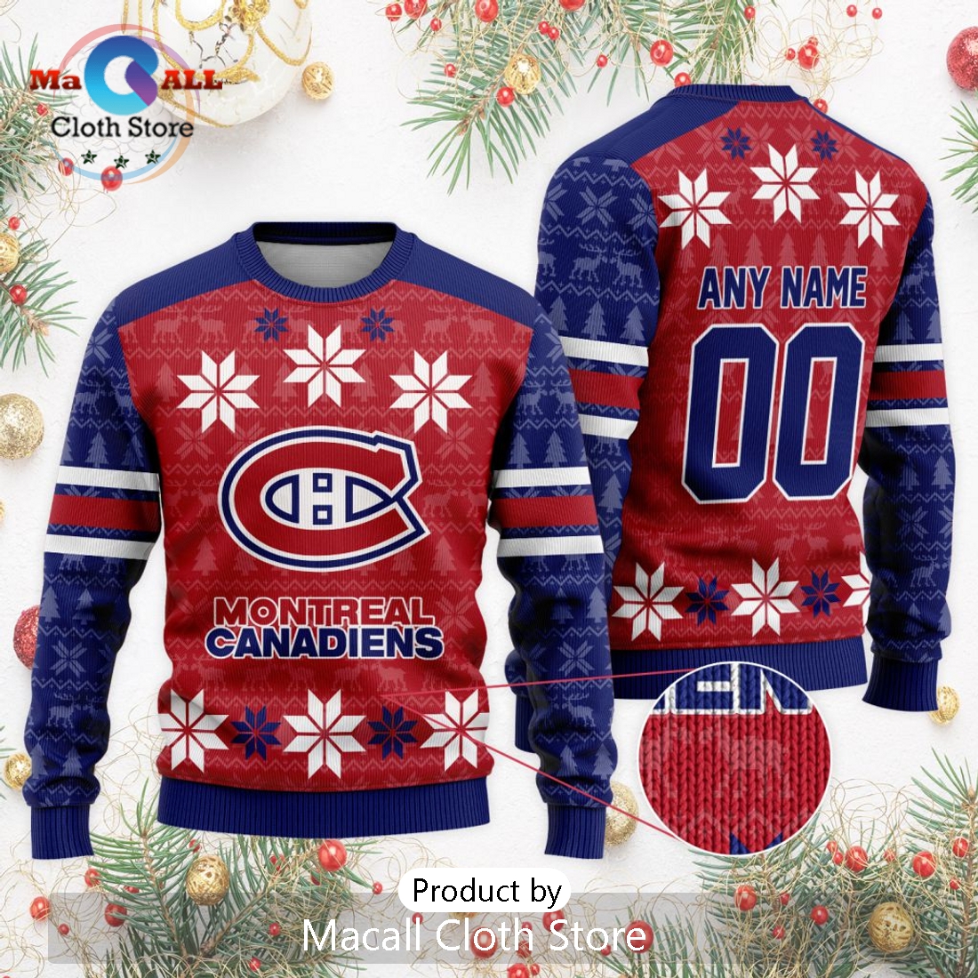 NHL Montreal Canadiens 2024 Ugly Sweater For Christmas