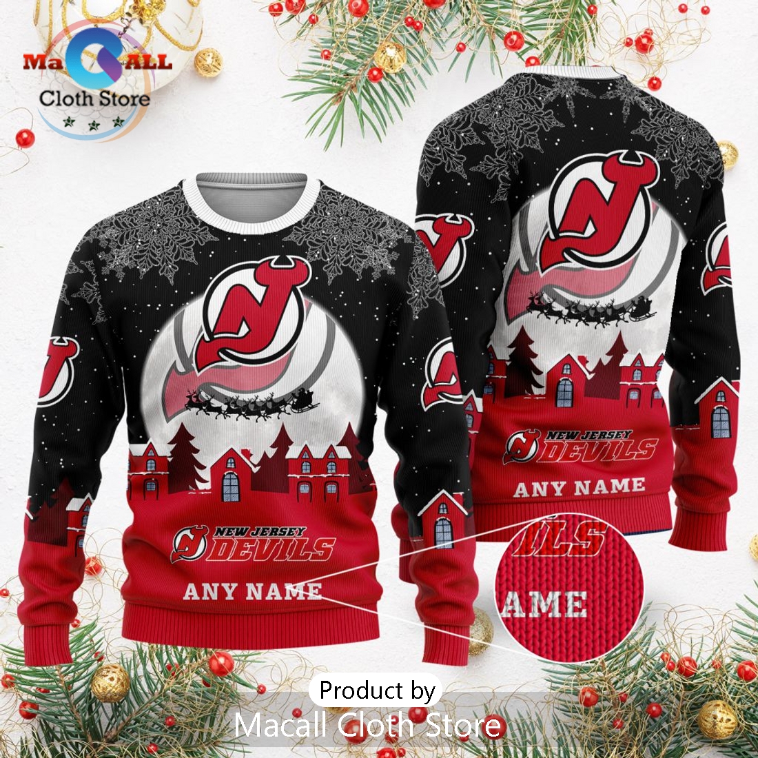 NHL New Jersey Devils 2024 Christmas Sweater