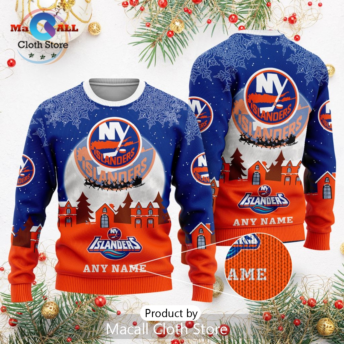NHL New York Islanders 2024 Christmas Sweater
