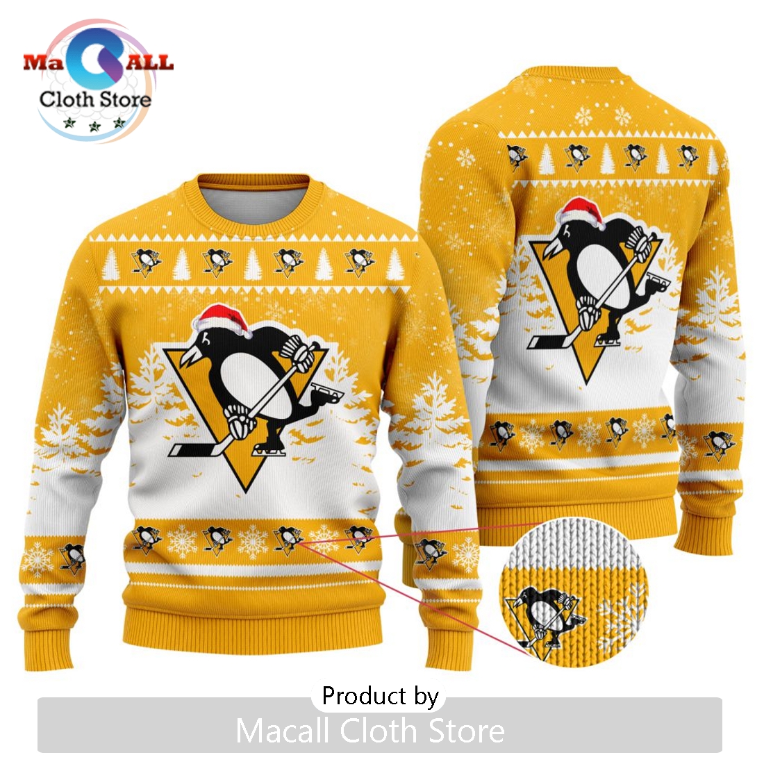 NHL Pittsburgh Penguins 2024 Christmas Design Sweater