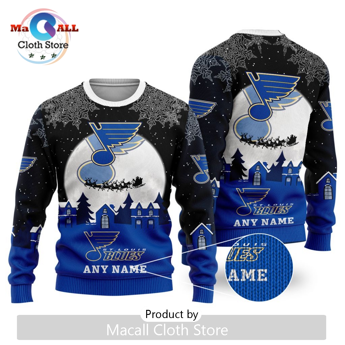 NHL St. Louis Blues 2024 Christmas Sweater