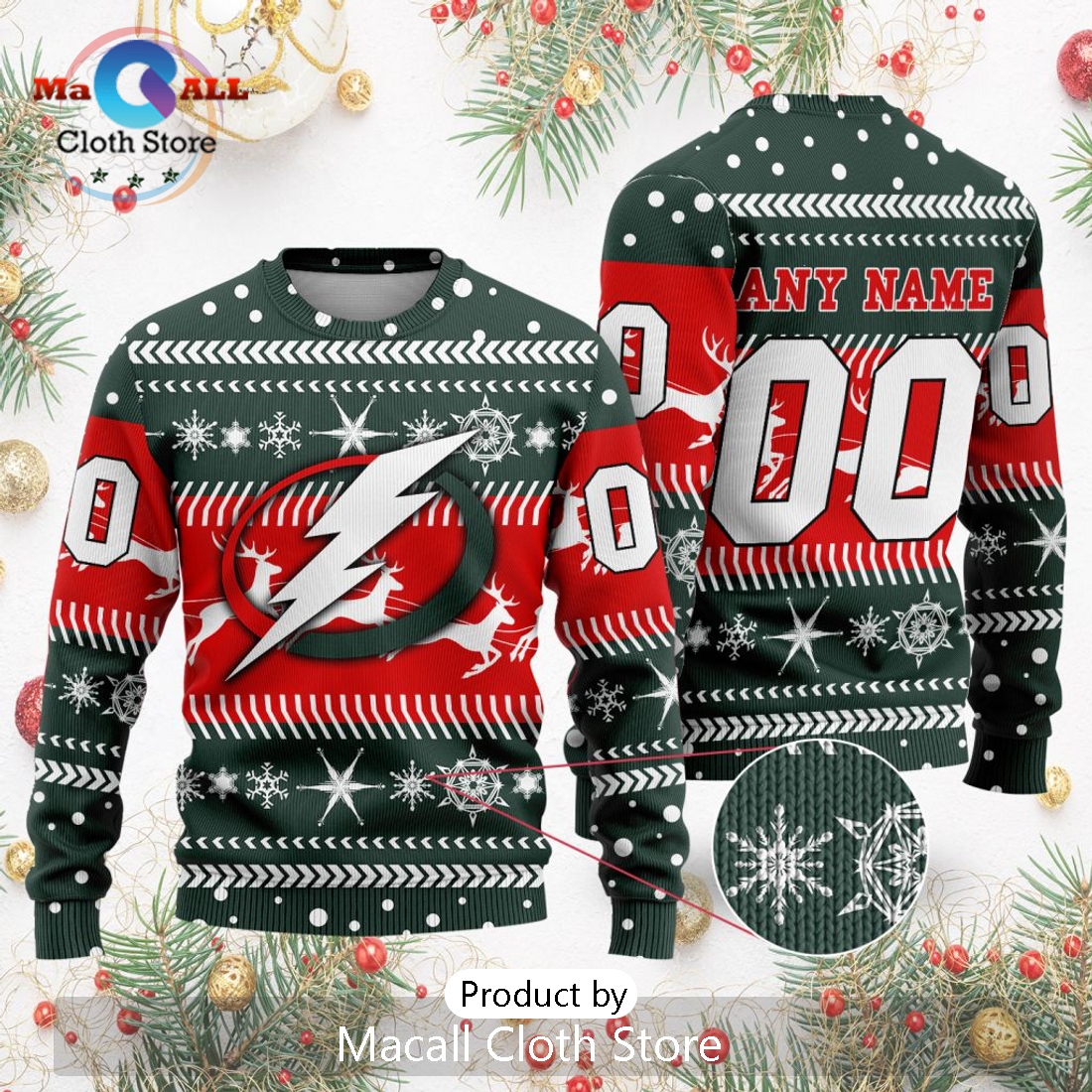 NHL Tampa Bay Lightning 2024 Sweater For Chrismas Season