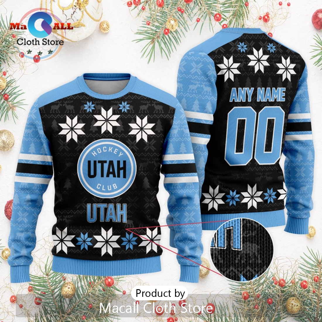NHL Utah Hockey Club 2024 Ugly Sweater For Christmas