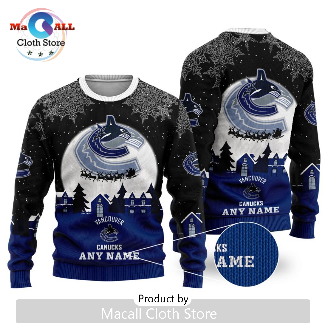 NHL Vancouver Canucks 2024 Christmas Sweater