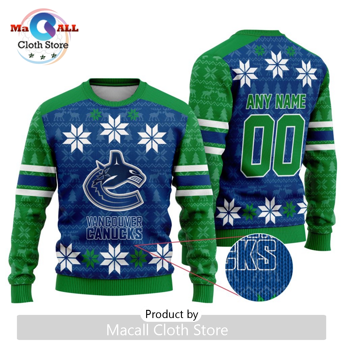 NHL Vancouver Canucks 2024 Ugly Sweater For Christmas