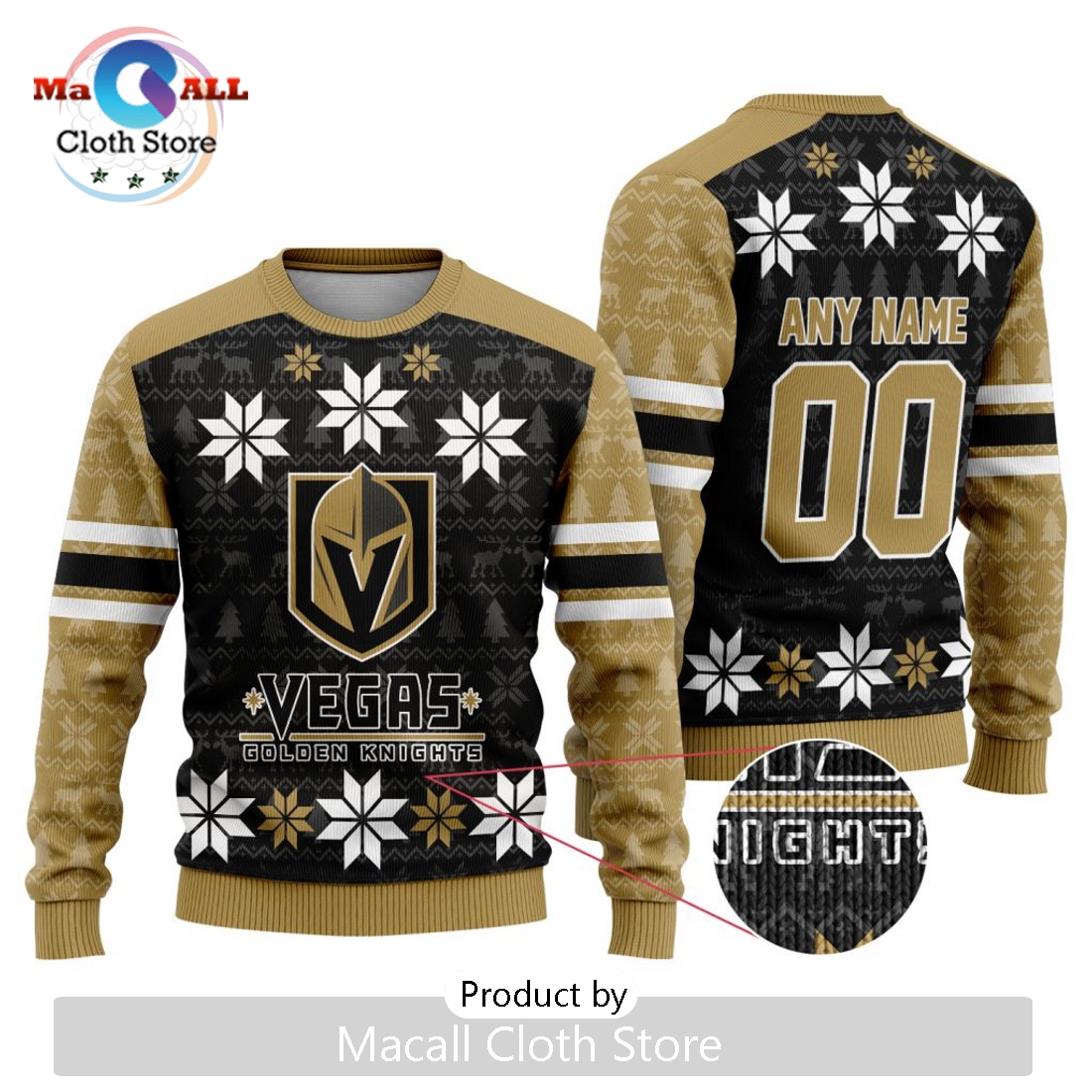NHL Vegas Golden Knights 2024 Ugly Sweater For Christmas