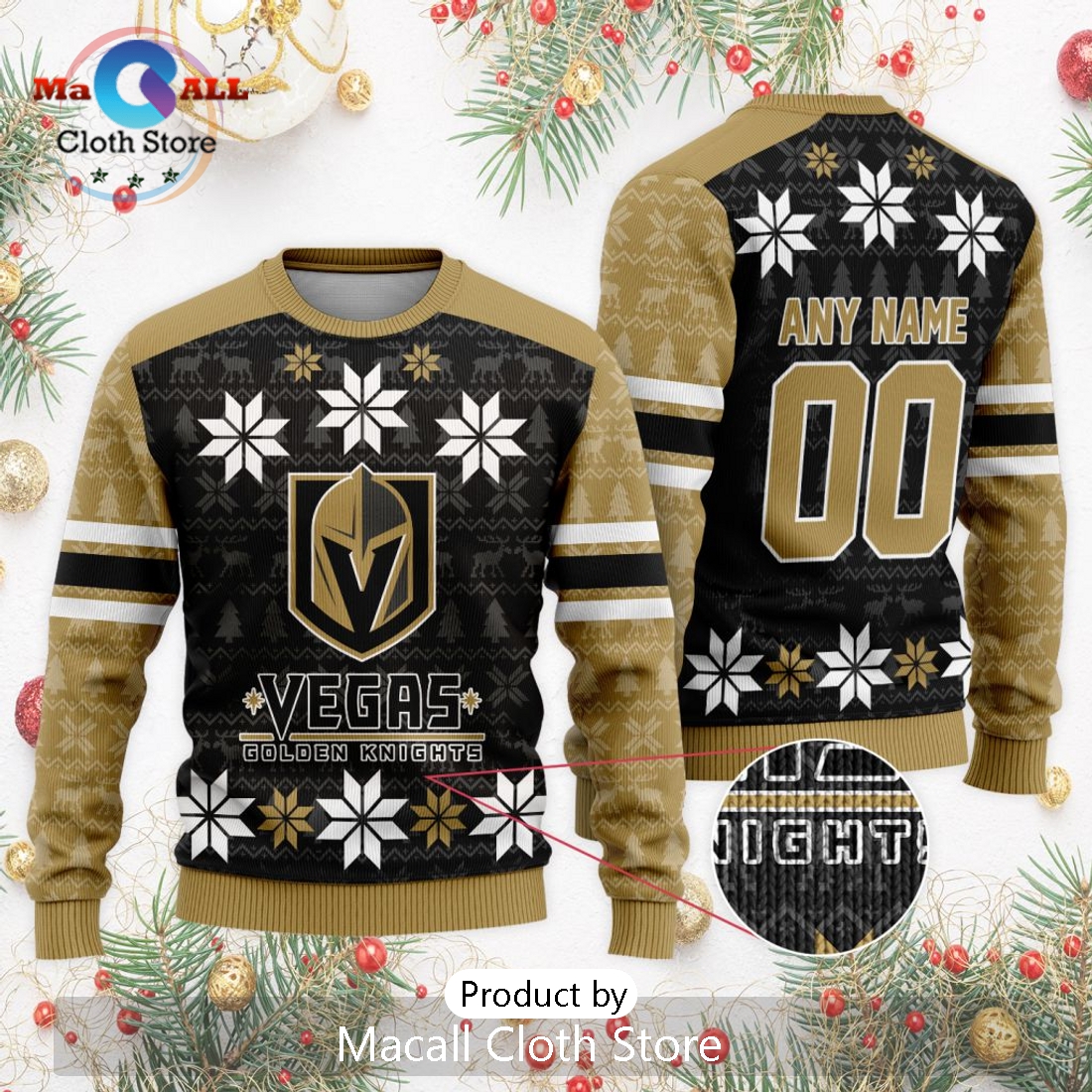 NHL Vegas Golden Knights 2024 Ugly Sweater For Christmas