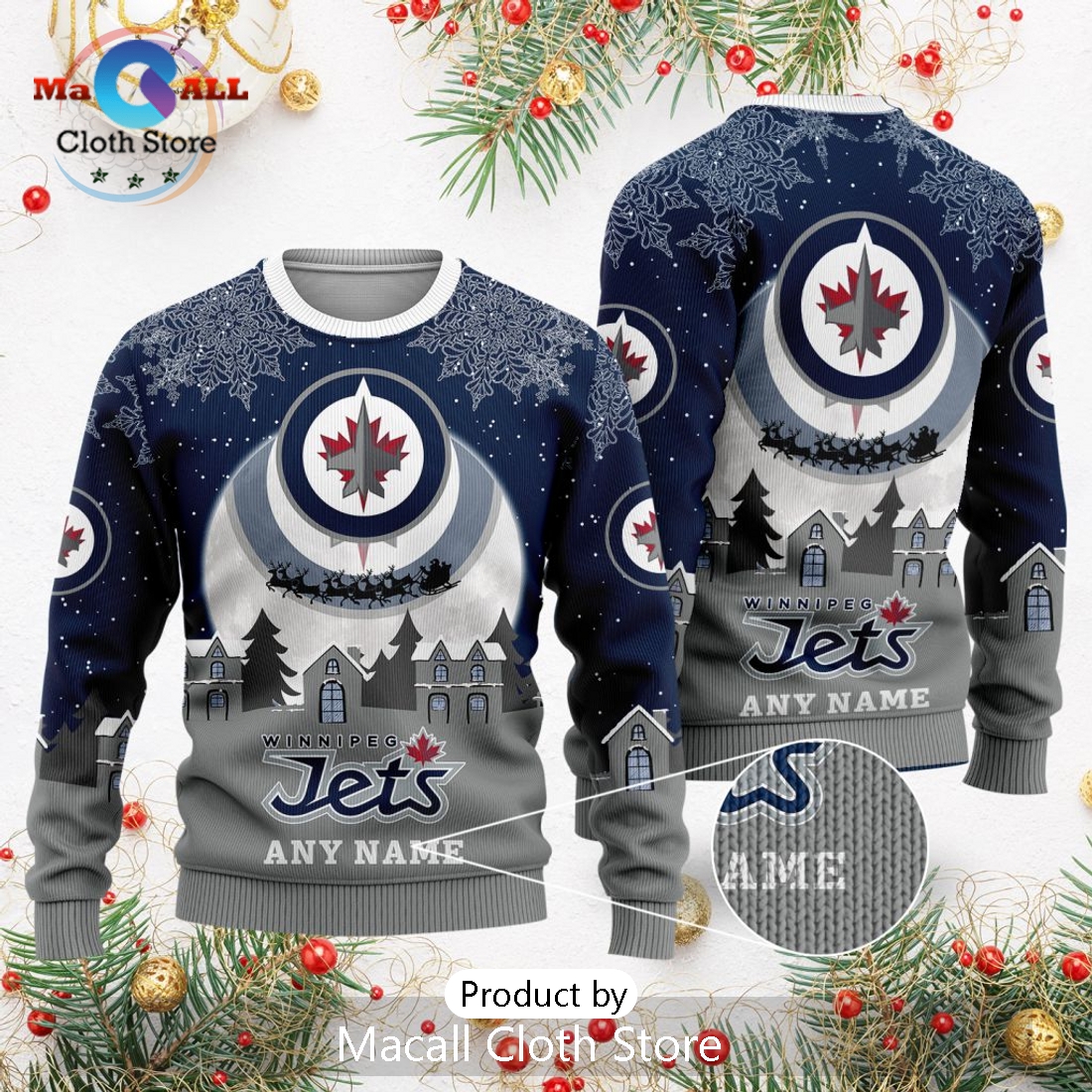 NHL Winnipeg Jets 2024 Christmas Sweater