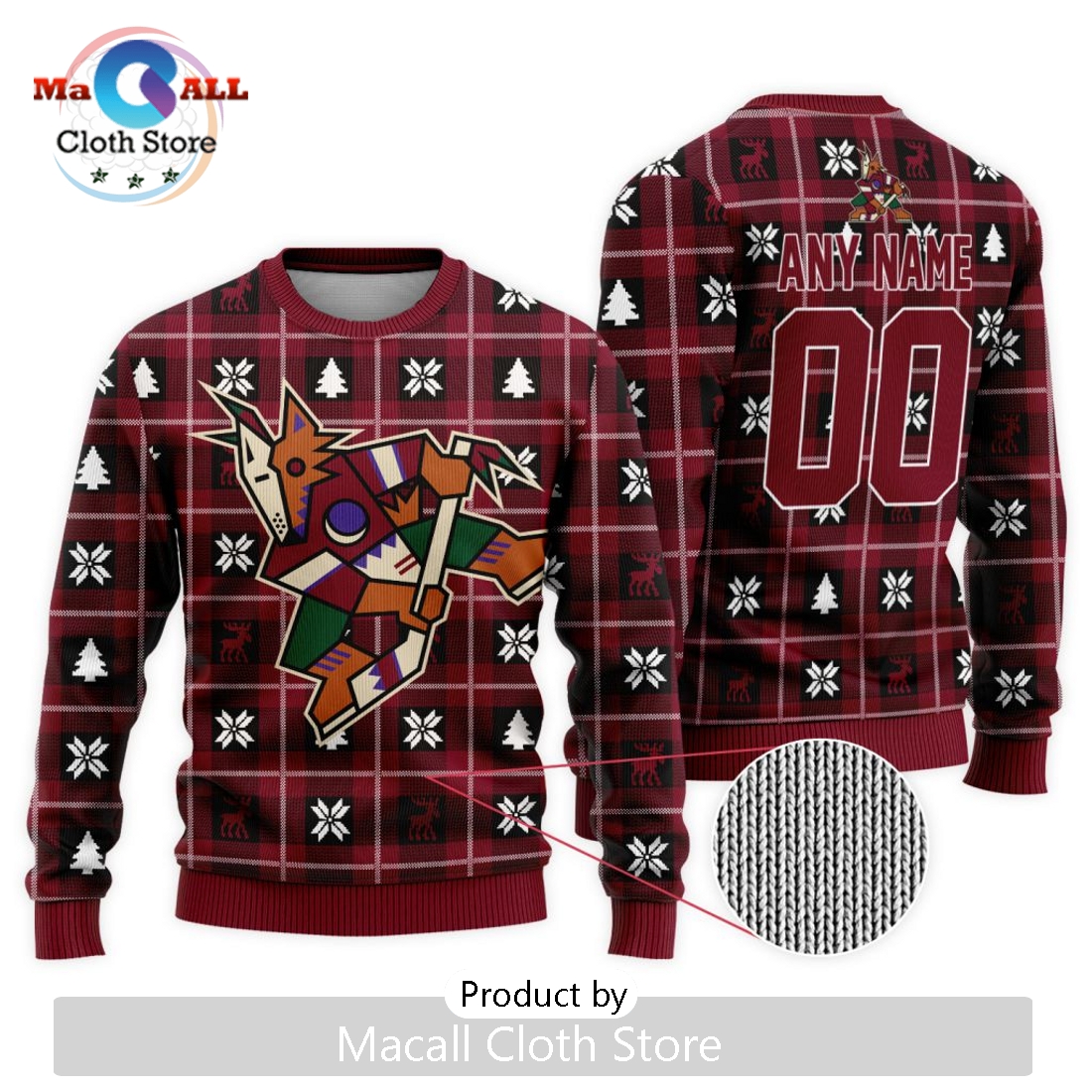 NHL Arizona Coyotes 2024 Ugly Sweater For Christmas