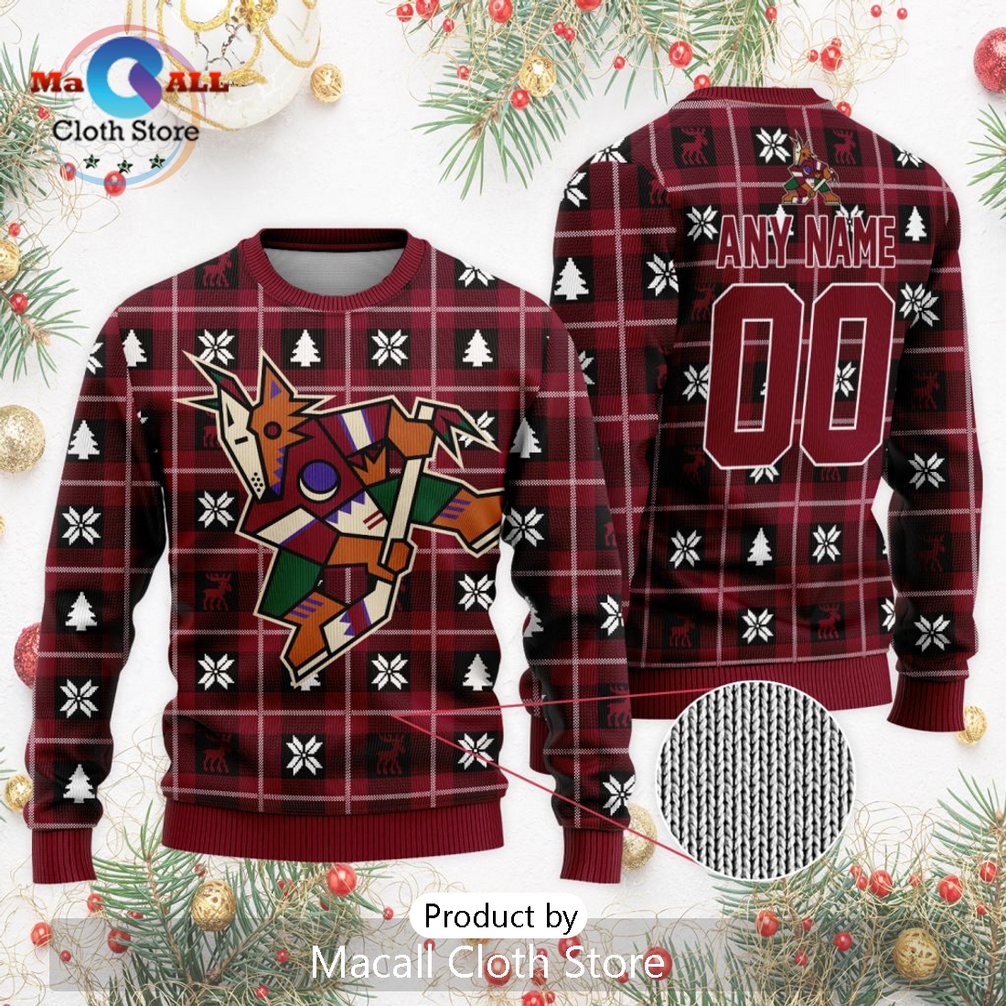 NHL Arizona Coyotes 2024 Ugly Sweater For Christmas