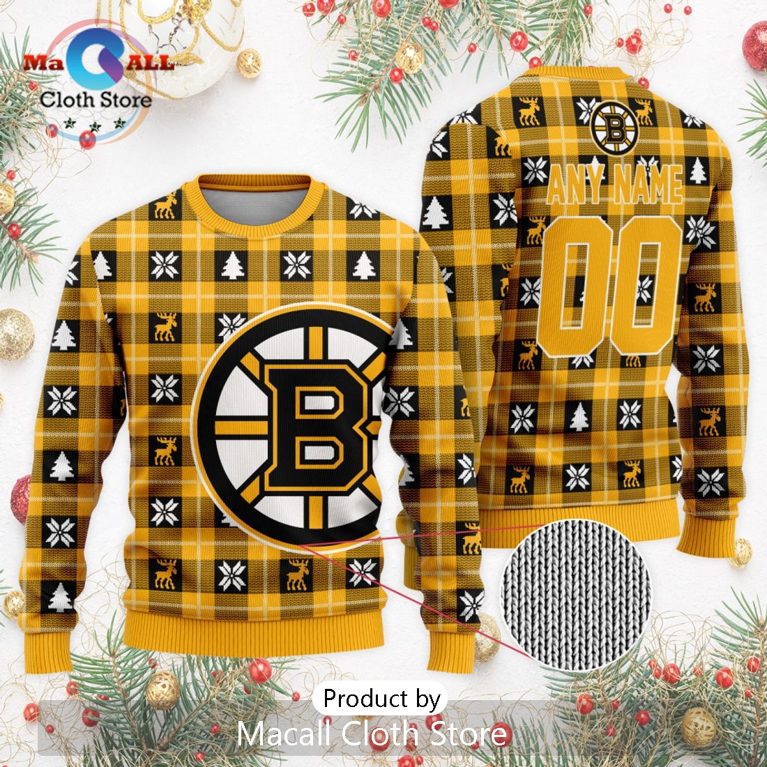 NHL Boston Bruins 2024 Ugly Sweater For Christmas